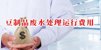 豆制品廢水處理運行費用是多少？